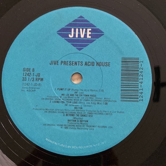 VINTAGE VINYL ACID HOUSE by jive  records  c 1988 - Picture 6 of 6